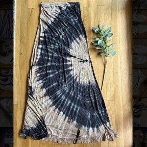 Tie Dye Maxi Skirt